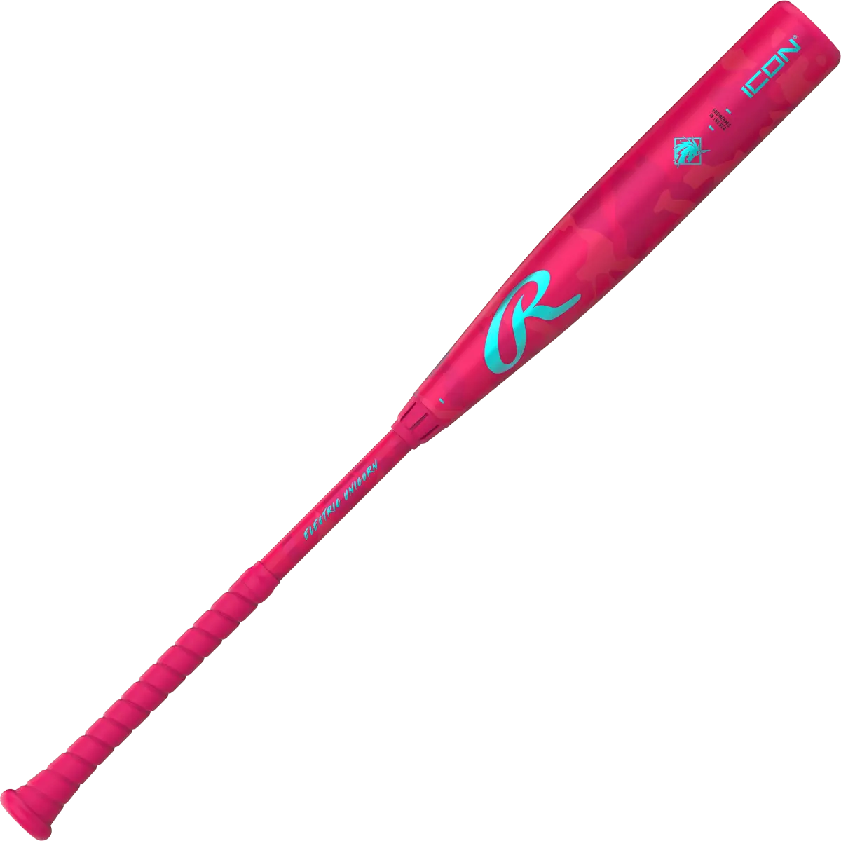 Rawlings Icon -8 Electric Unicorn USSSA Baseball Bat RUT5IPK8