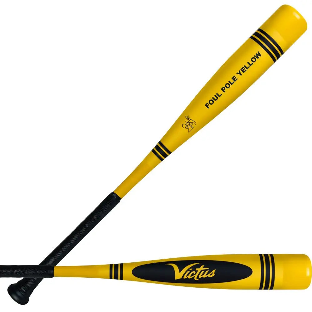 Victus Crayon -10 USSSA Baseball Bat VSBVIB10C - Black/Yellow